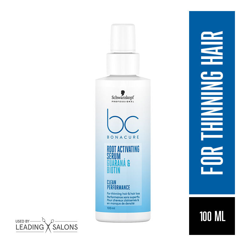Schwarzkopf Professional Bonacure Root Activating Serum For Thinning Hair| Biotin & Guarana, 100ml Buy at Indicrest