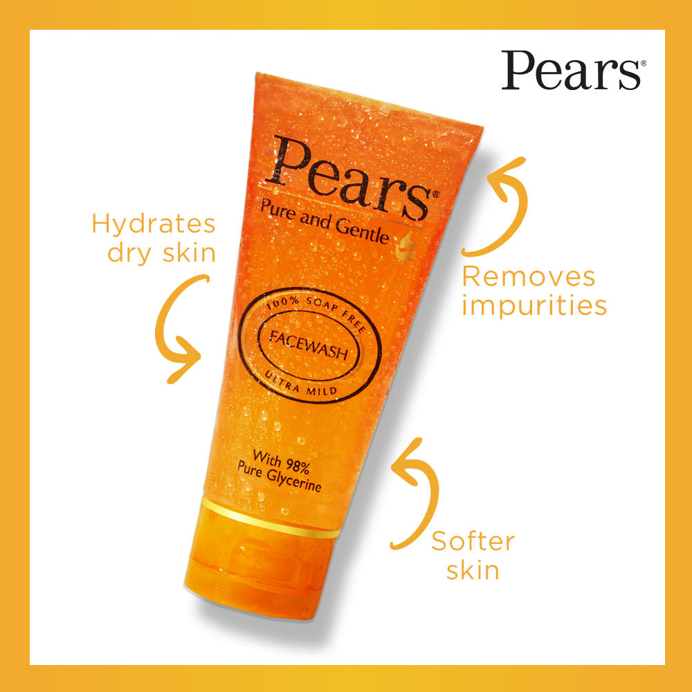 Pears Pure and Gentle Daily Cleansing Facewash Mild Cleanser with Glycerine, 60g Buy at Indicrest Image 4