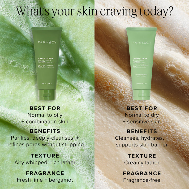 Farmacy Beauty Green Clean Gentle Creamy Cleanser, 150ml