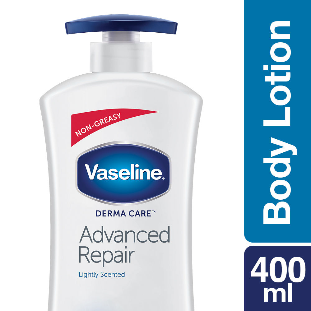 Vaseline Derma Care Advanced Repair Body Lotion Visibly Reduces Dryness in 24HRS, 400ml Buy at Indicrest