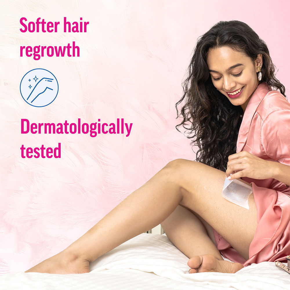 Veet Professional Waxing Strips Kit For Sensitive Skin, 8 Strips Buy at Indicrest Image 7