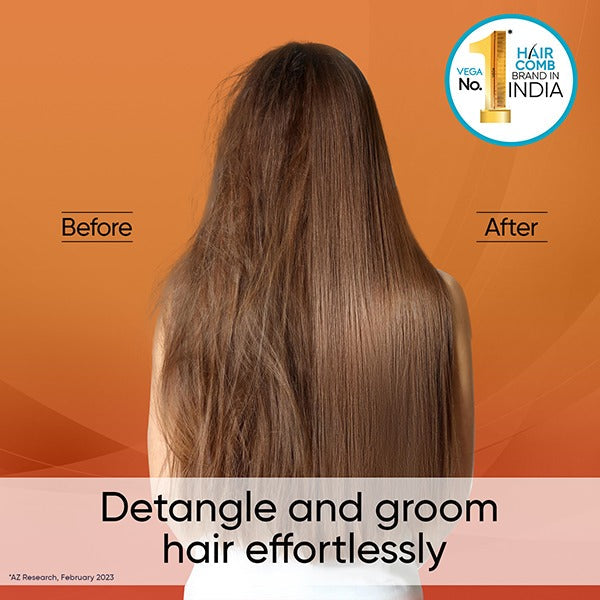 Vega Floral Shampoo comb (Large) - DC-1268H