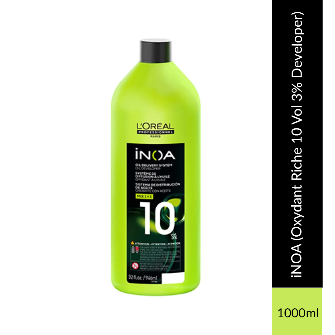 L'Oreal Professionnel Paris - iNOA Oxydant Riche 10 Vol 3% Developer, 1000ml