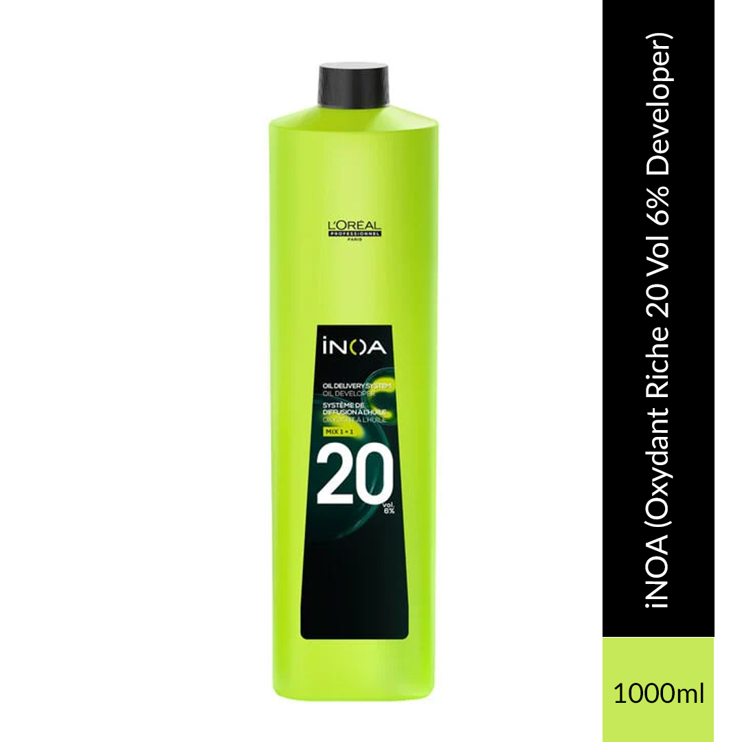 L'Oreal Professionnel Paris - iNOA Oxydant Riche 20 Vol 6% Developer, 1000ml