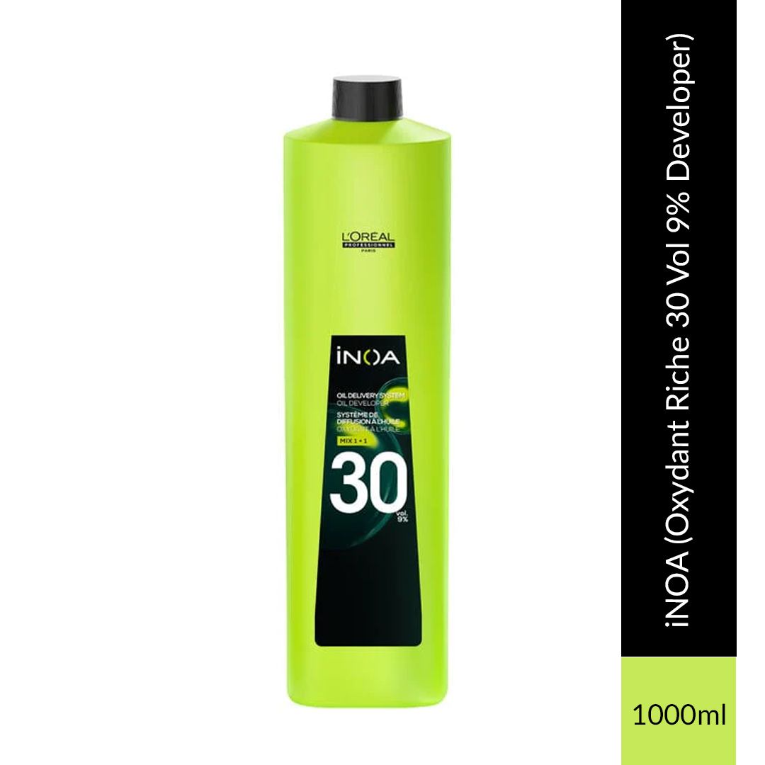L'Oreal Professionnel Paris - iNOA Oxydant Riche 30 Vol 9% Developer, 1000ml