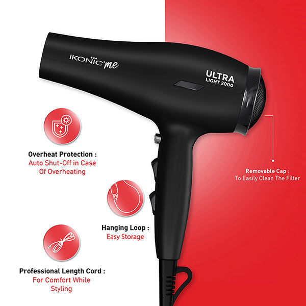 Ikonic Me- Ultralight 2000 Hair Dryer