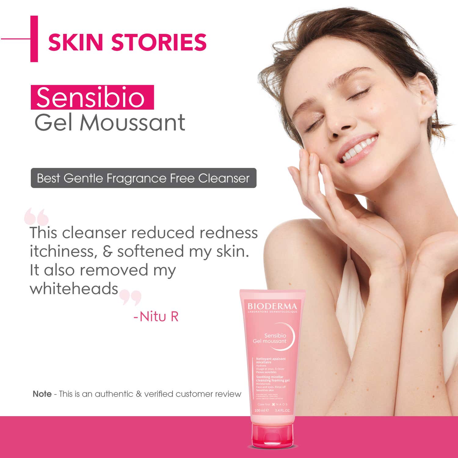 Bioderma Sensibio Gel Moussant, 45ml