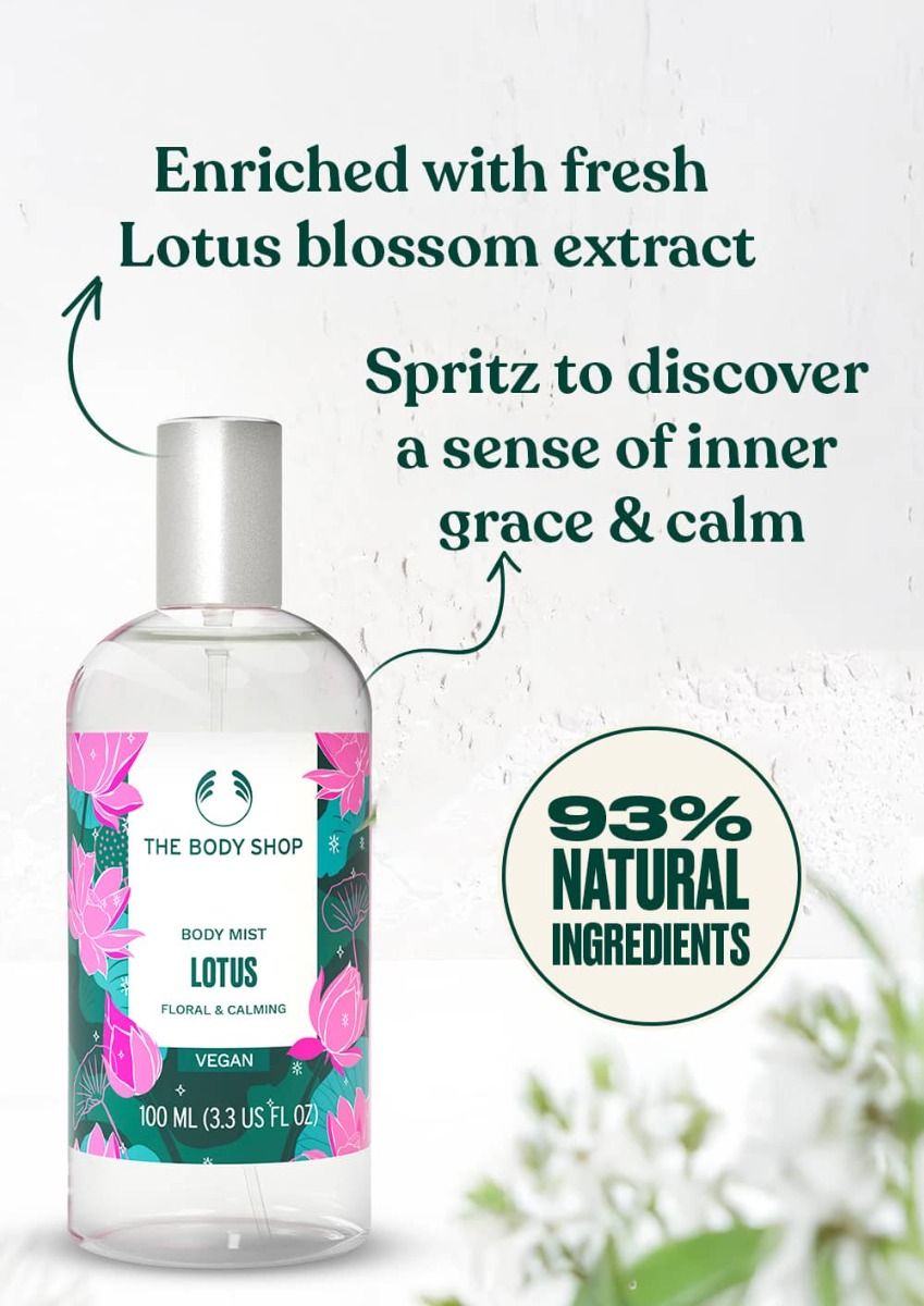 The Body Shop Lotus Body Mist, 100ml