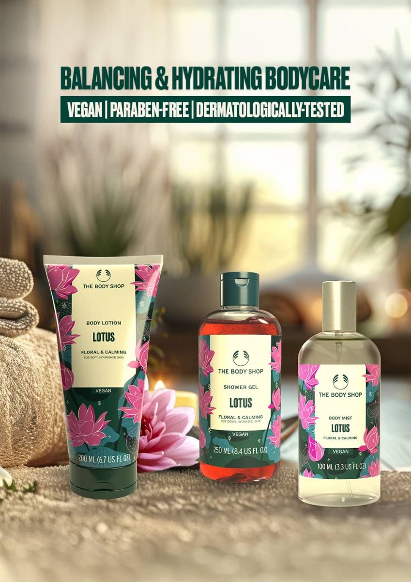 The Body Shop Lotus Shower Gel, 250ml Buy at Indicrest Image 3