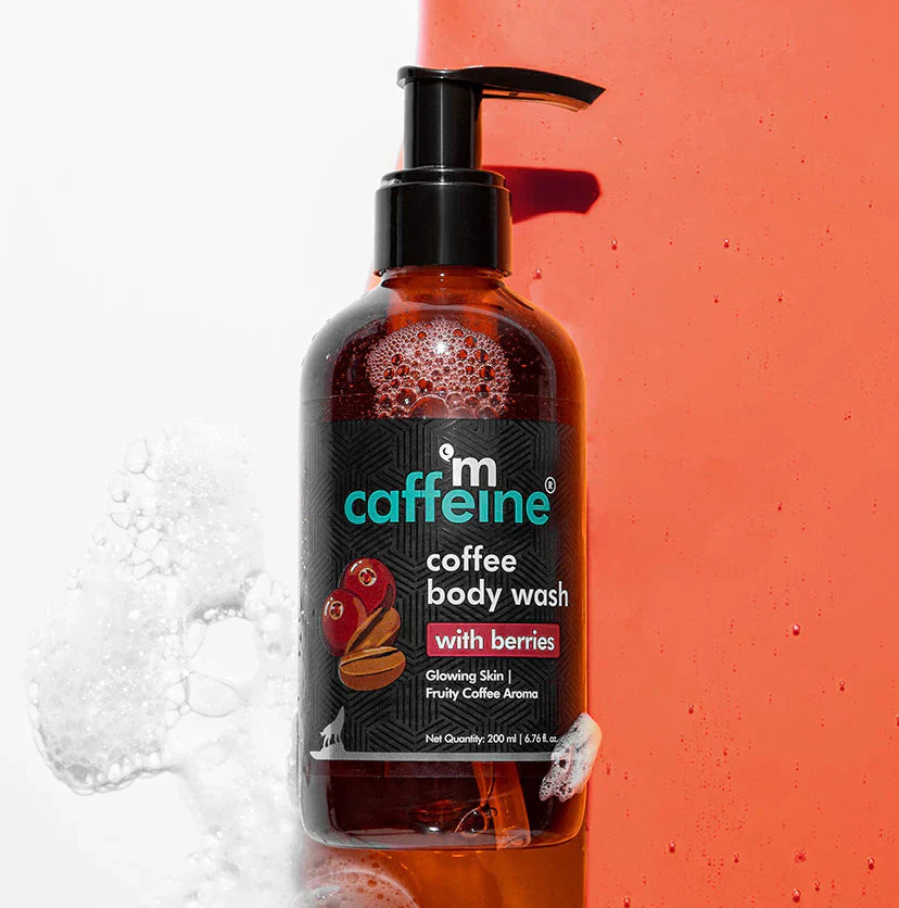 mCaffeine Berries Body Wash 200ml - Indicrest
