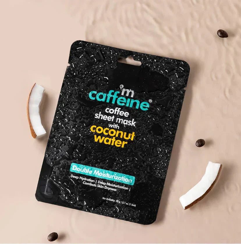mCaffeine Coffee Coconut Water Sheet Mask - Indicrest