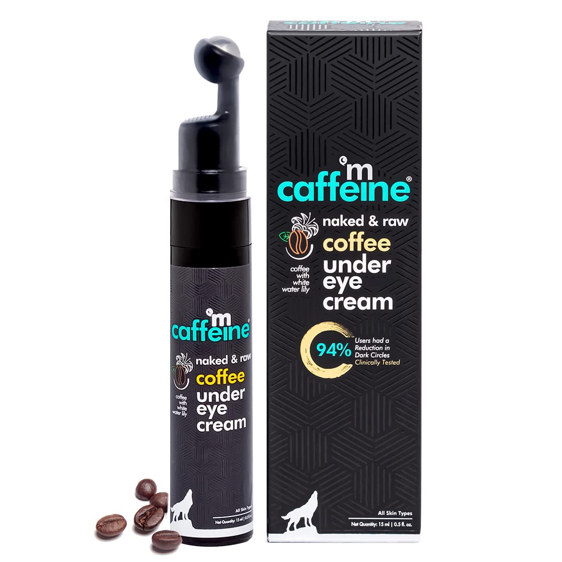 mCaffeine Coffee Under Eye Cream 15ml - Indicrest