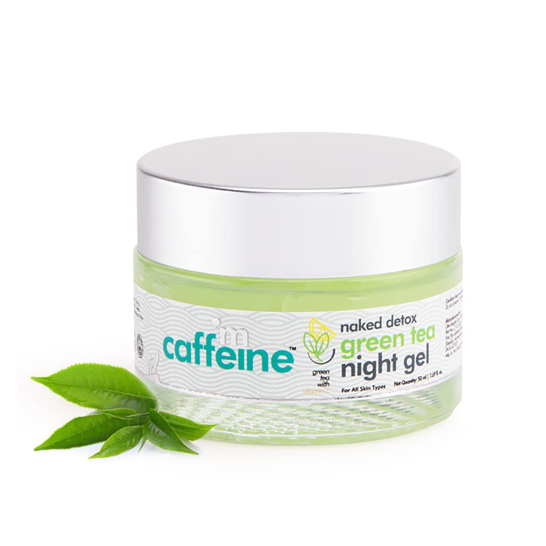 mCaffeine Green Tea Night Gel (50 ml) - Indicrest