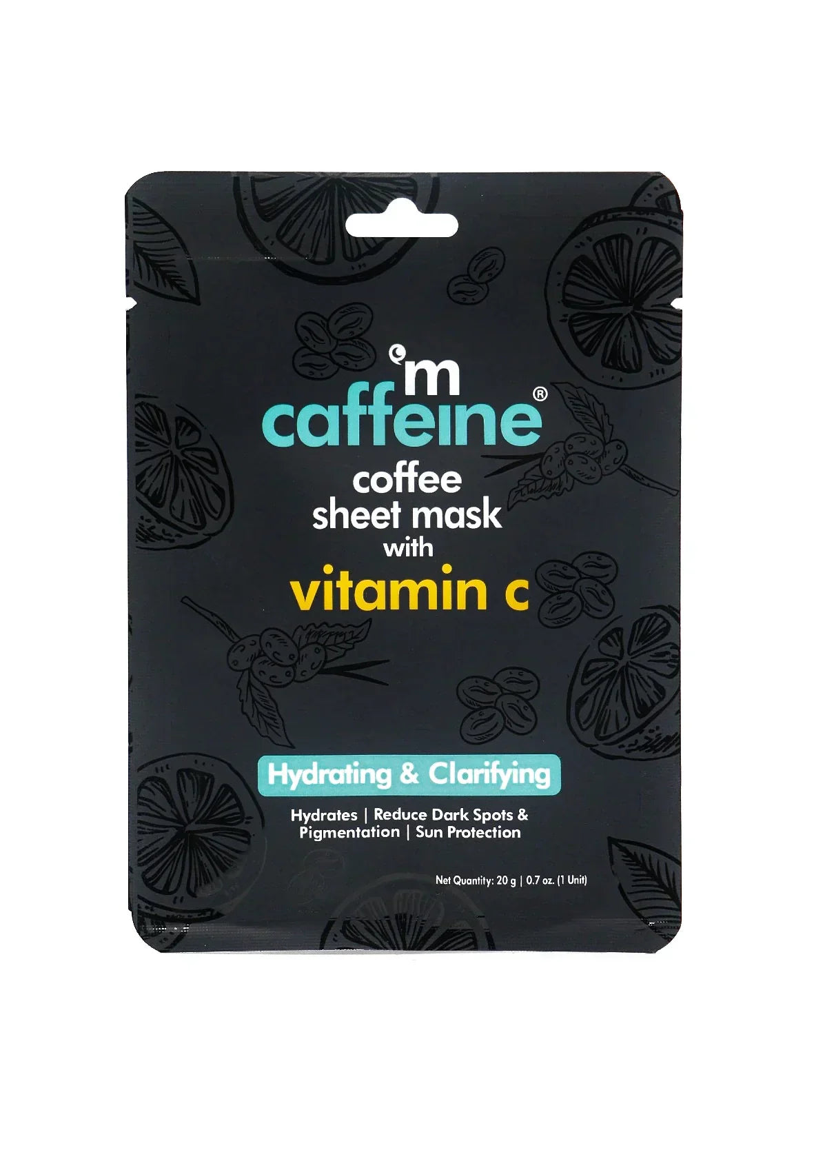 mCaffeine Green Tea Vitamin C Sheet Mask - Indicrest
