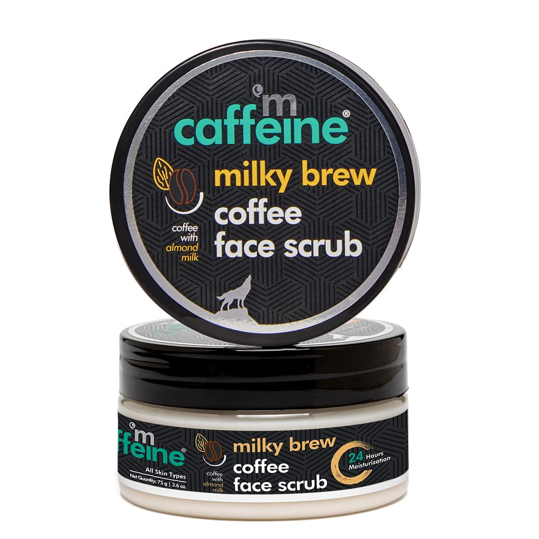 mCaffeine Milky Brew Face Scrub 75gm - Indicrest