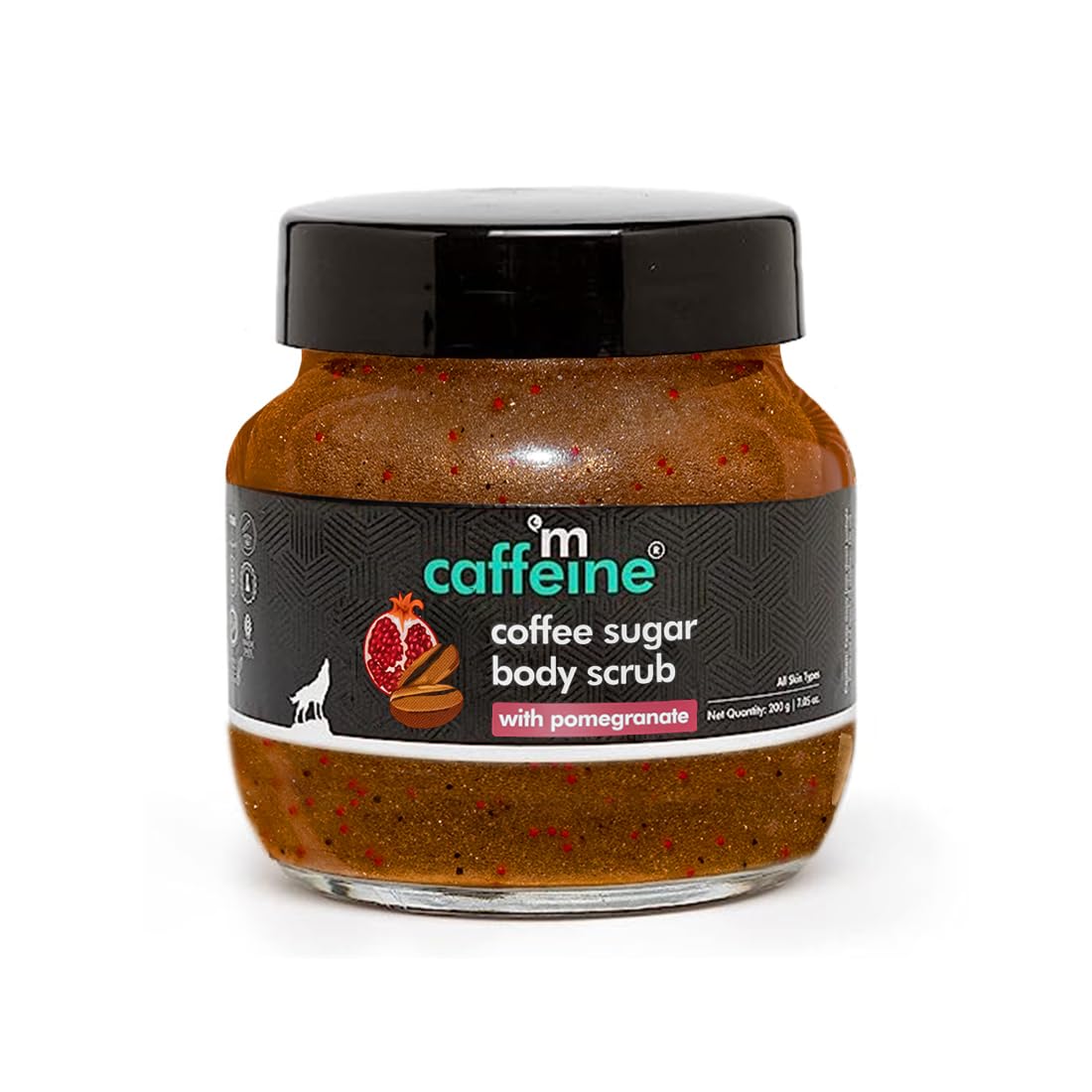 mCaffeine Sugar Body Scrub with Pomegranate - Indicrest
