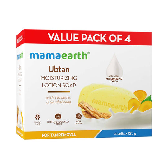 Mamaearth Ubtan Moisturizing Lotion Soap, 4x125g Buy at Indicrest
