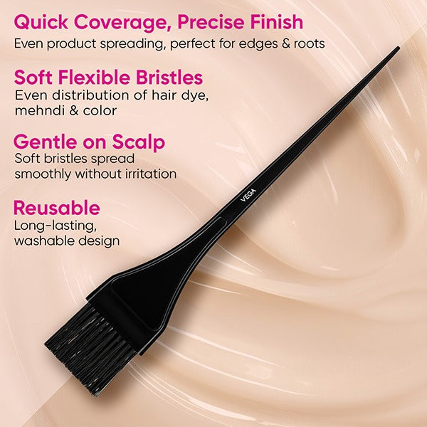 Vega Hair Coloring Brush (with Tail Comb) - MB-03