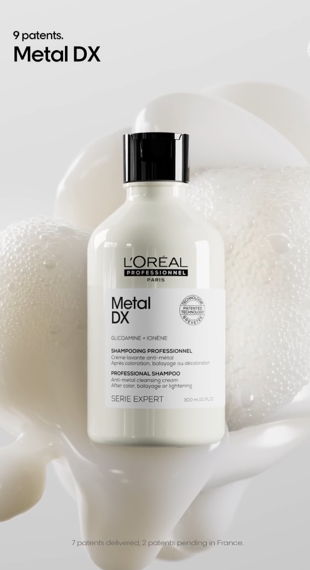 L’Oreal Professionnel Metal DX Anti-Porosity Filler, 250ml, Shampoo 300ml, Hair Mask 250ml, Metal Neutralizer Pre-Treatment 250ml & Concentrated Oil 50ml Combo