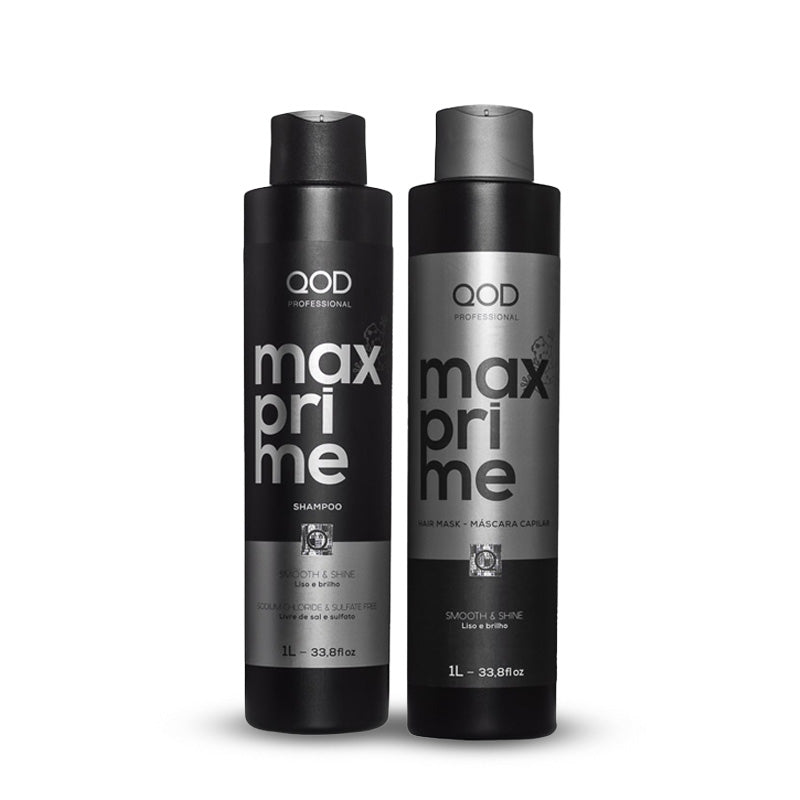 QOD Max Prime Shampoo and Mask 1000ml Each – Combo