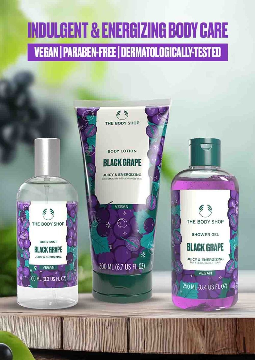 The Body Shop Black Grape Shower Gel, 250ml Buy at Indicrest Image 2