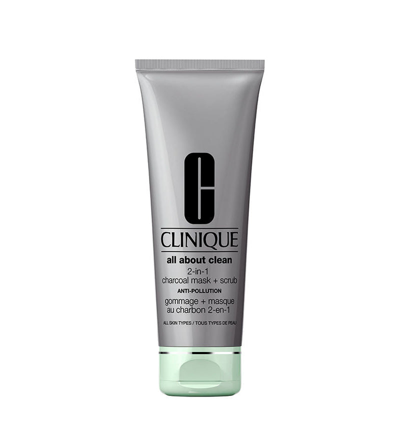Clinique All About Clean 2-in-1 Charcoal Mask + Scrub, 100ml, Buy from Indicrest