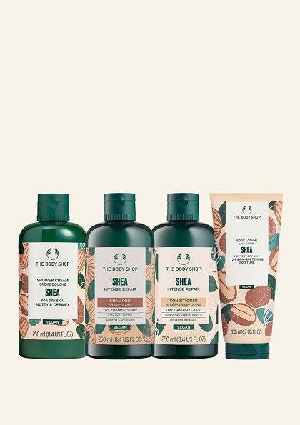 The Body Shop Shea Top To Toe Care Set, 4pc
