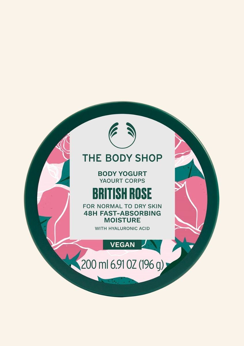 The Body Shop British Rose Shower Gel & Body Yogurt Duo, 2pc