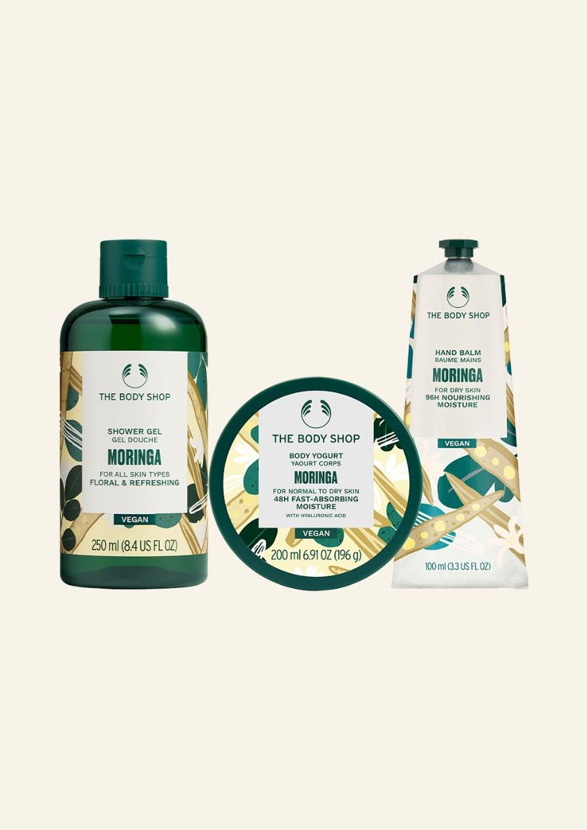 The Body Shop Moringa Body Care Set, 3pc