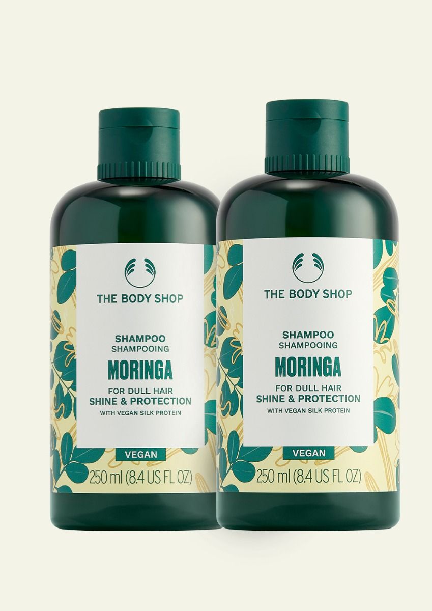 The Body Shop Moringa Shine & Protection Shampoo, 250ml x 2