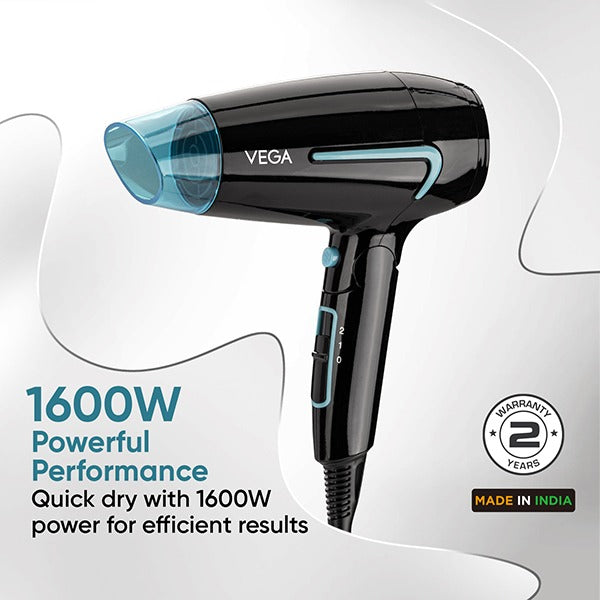 Vega U-Style 1400-1600 Watts Hair Dryer-VHDH-24