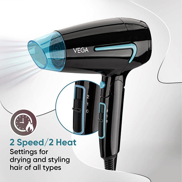 Vega U-Style 1400-1600 Watts Hair Dryer-VHDH-24