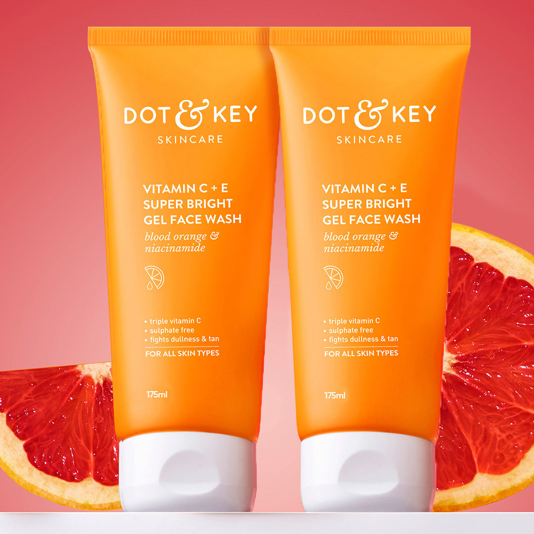 Dot & Key Vitamin C Gel Face Wash - Pack of 2, (175ml)
